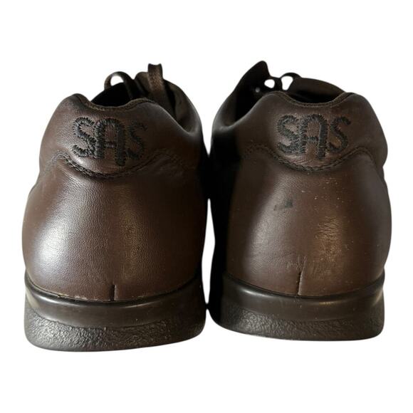 SAS Time Out Mens Comfort Shoes / Antique Walnut Leather / Sz 9 W - Picture 5 of 8